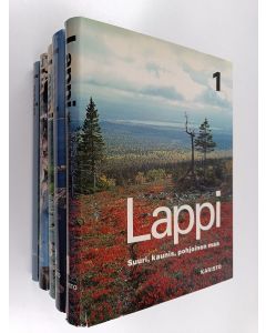 Tekijän Martti Linkola  käytetty kirja Lappi 1-4 : Suuri, kaunis, pohjoinen maa ; Elävä, toimiva maakunta ; Pohjolan luonto, luonnonvarat ja ihminen ; Saamelaisten ja suomalaisten maa + Lapin matkamiehiä