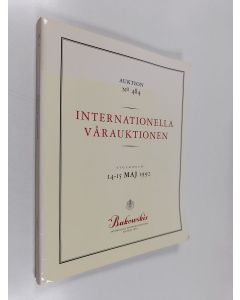 käytetty kirja Auktion no 484 : internationella vårauktionen : Stockholm 14-15 maj 1992