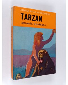 Kirjailijan Edgar Rice Burroughs käytetty kirja Tarzan, apinain kuningas