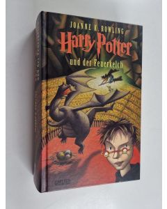 Kirjailijan Joanne K. Rowling käytetty kirja Harry Potter und der Feuerkelch