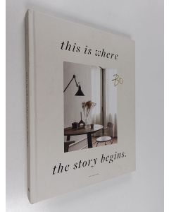 Kirjailijan Elina Lähteenmäki käytetty kirja This is where the story begins