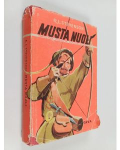 Kirjailijan R. L. Stevenson käytetty kirja Musta nuoli