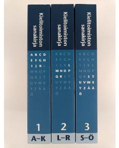 käytetty kirja Kielitoimiston sanakirja 1-3