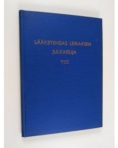 käytetty kirja Lääketehdas Leiraksen julkaisuja 8 : Leiraksen II apteekkaripäivät Turussa 25-26.8.1961