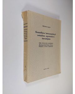 Kirjailijan Reino Salo käytetty kirja Kunnallinen lastensuojelutyö sosiaalisen sopeutumisen kasvattajana 1, Tutkimus Vaasan kaupungissa vuosina 1924-1952 suoritetun lakisääteisen lastensuojelutyön tuloksista