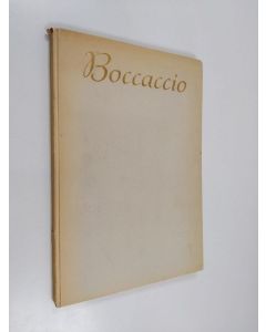 Kirjailijan Hermann Hesse käytetty kirja Boccaccio