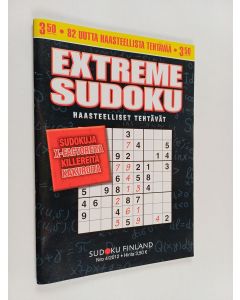 käytetty teos Extreme sudoku 4/2012