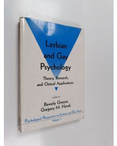 Kirjailijan Gregory M. Herek käytetty kirja Lesbian and Gay Psychology : theory, research and clinical applications