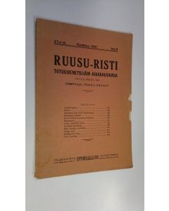 käytetty teos Ruusu-risti n:o 6/1931 : Totuudenetsijäin aikakauskirja