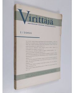 käytetty kirja Virittäjä 1/1966