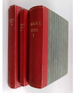 käytetty kirja Nakke vuosikertaa 1970 1-3 (1-50)