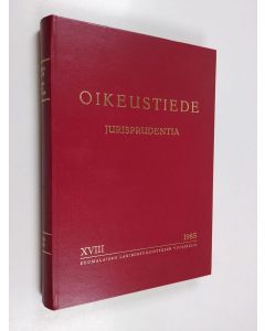 käytetty kirja Oikeustiede ; Jurisprudentia : Suomalaisen lakimiesyhdistyksen vuosikirja XVIII - 1985