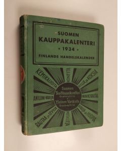 käytetty kirja Suomen kauppakalenteri Finlands handelskalender 1934