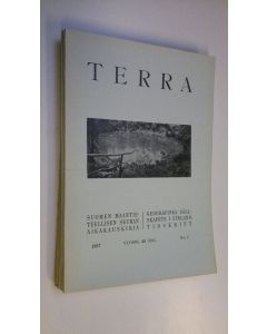 käytetty kirja Terra 1937 n:o 1-4 : Suomen maantieteellisen seuran aikakauskirja