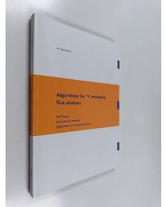Kirjailijan Ari Rantanen käytetty kirja Algorithms for 13C Metabolic Flux Analysis