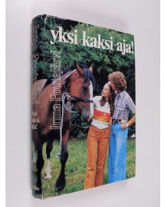 Kirjailijan Irma Poutajärvi käytetty kirja Yksi-kaksi-aja!