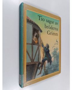 Kirjailijan Jacob Grimm käytetty kirja Tio sagor