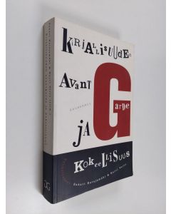 käytetty kirja Kirjallisuuden avantgarde ja kokeellisuus