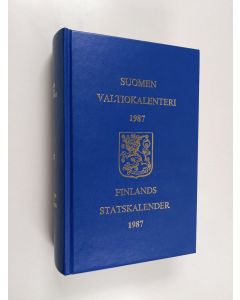 käytetty kirja Suomen valtiokalenteri 1987