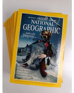 käytetty kirja National geographic vuosikerta 1989