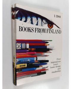käytetty kirja Books from finland vuosikerta 1980 (4 lehteä)
