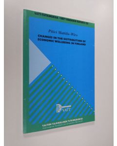 Kirjailijan Päivi Mattila-Wiro käytetty kirja Changes in the distribution of economic wellbeing in Finland