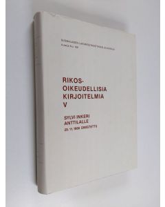 käytetty kirja Rikosoikeudellisia kirjoitelmia 5