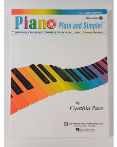 Kirjailijan Cynthia Pace uusi kirja Piano Plain and Simple