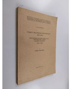 Kirjailijan Jorma Vallinkoski käytetty kirja Turun akatemian väitöskirjat 1642-1828. [I], 3 : A. Kempe - Æsch. Petraeus Die Dissertationen der alten Universität Turku (Academia Aboënsis) 1642-1828 - Dissertationen der alten Universität Turku (Academia Abo