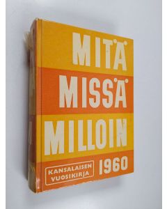 käytetty kirja Mitä missä milloin 1960