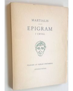 Kirjailijan Marcus Valerius Martialis käytetty kirja Epigram I Urval
