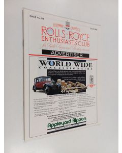 käytetty teos Rolls-Royce enthusiasts' club for Rolls-Royce and Bentley owners : July 1992