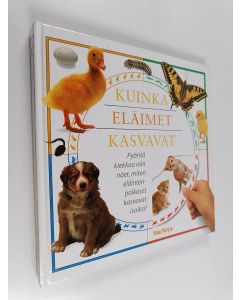 Kirjailijan Johnny Morris käytetty kirja Kuinka eläimet  kasvavat : pyöritä kiekkoa, niin näet miten eläintenpoikaset kasvavat isoiksi!