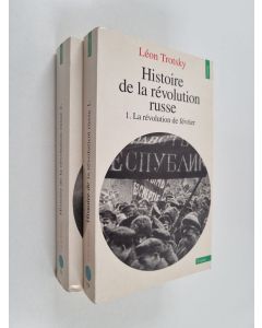 Kirjailijan Lev Davidovič Trockij käytetty kirja Histoire de la Révolution russe 1-2