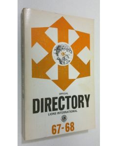 käytetty kirja Official Directory Lions International 67-68