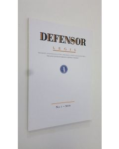 käytetty kirja Defensor legis 1/2016 : Suomen asianajajaliiton äänenkannattaja