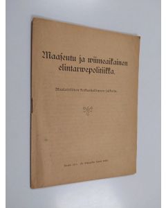 käytetty teos Maaseutu ja viimeaikainen elintarvepolitiikka