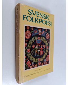 Kirjailijan Finn Zetterholm käytetty kirja Svensk folkpoesi