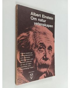 Kirjailijan Albert Einstein käytetty kirja Om naturvetenskapen