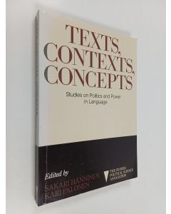 käytetty kirja Texts, contexts, concepts : studies on politics and power in language