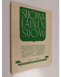 käytetty kirja Suomalainen Suomi N:o 9/1943