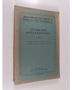 käytetty kirja Lyydiläisiä kielennäytteitä