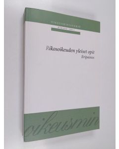 käytetty kirja Rikosoikeuden yleiset opit