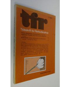 käytetty kirja Tidsskrift for Rettsvitenskap 1/1983