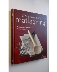 Kirjailijan Anne Iburg käytetty kirja Stora boken om matlagning med utförliga instruktioner för nybörjaren