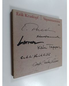 Kirjailijan Erik Kurskopf käytetty kirja Vapaamuotoista