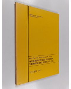 Kirjailijan Kalevi Piha käytetty kirja Yhteiskuntatieteellisen toimikunnan tutkimuspolitiikka vuosina 1971-1973