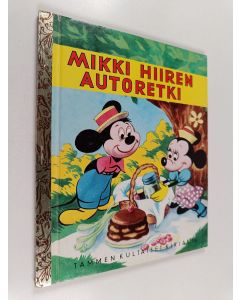 Kirjailijan Walt Disney käytetty kirja Mikki Hiiren autoretki
