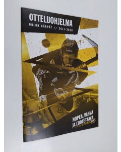 käytetty teos Otteluohjelma Oulun kärpät 2017-2018