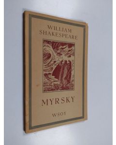 Kirjailijan William Shakespeare käytetty kirja Myrsky